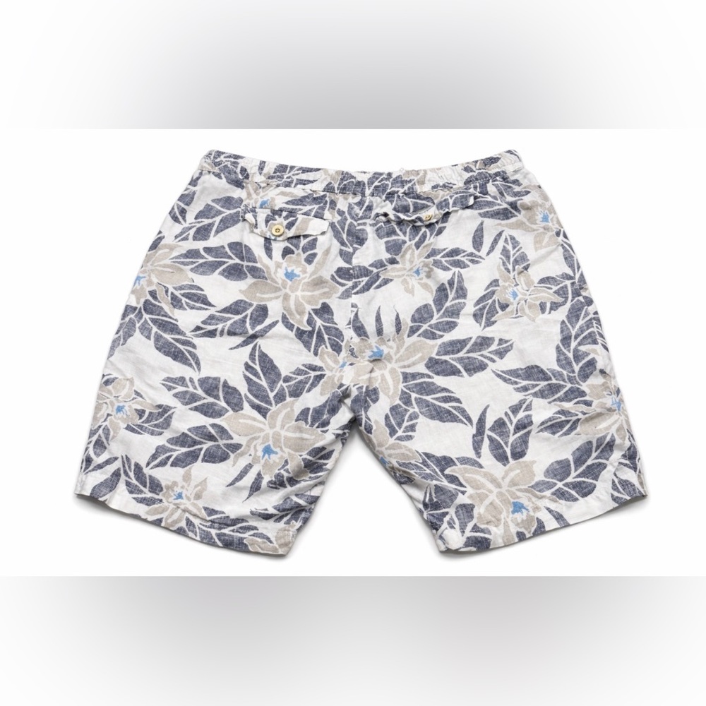 Men’s Tommy Bahama 100% Linen Tropical Floral Shorts Size Medium - Picture 6 of 6
